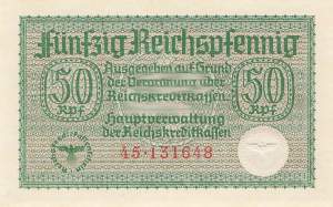 50 Pfennig 1939 Serie 45